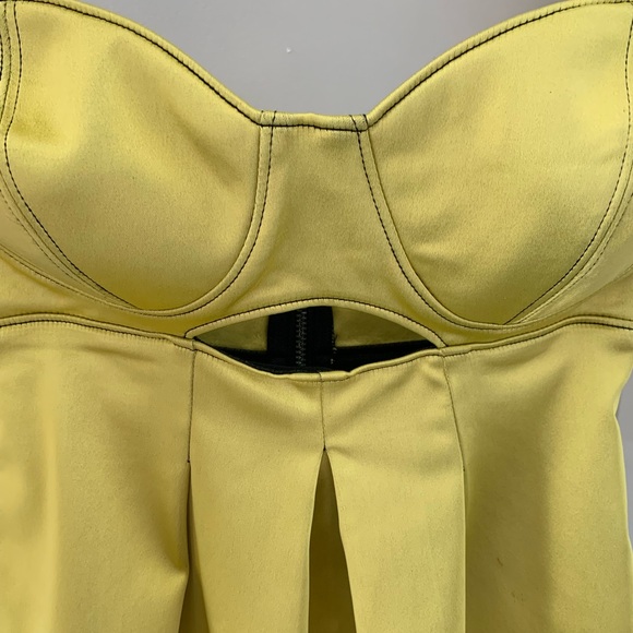 Bebe size 2 satin keyhole dress - Picture 3 of 16